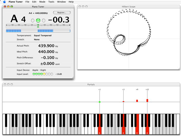 piano tuner screenshot